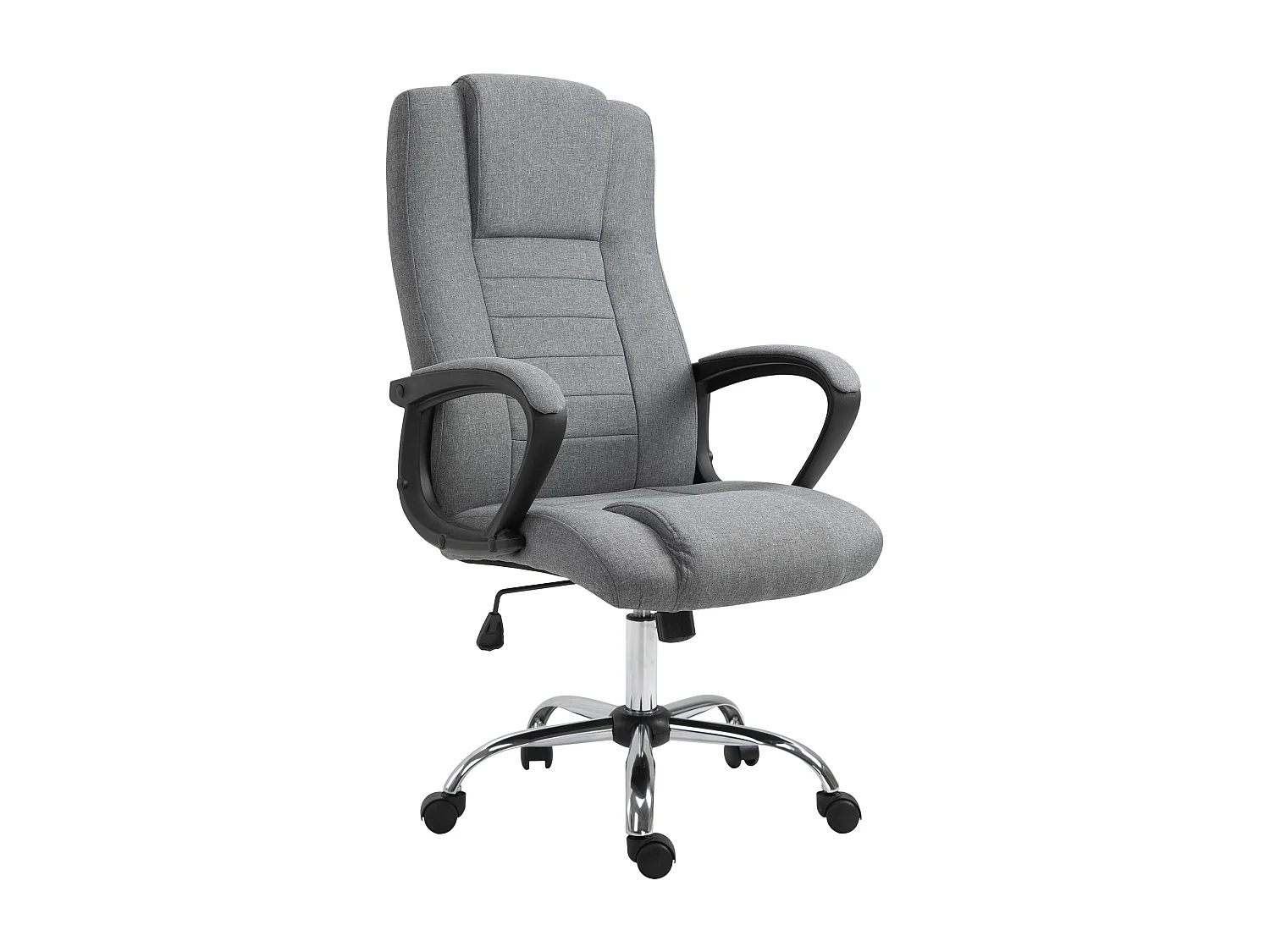 EasyComfort Sedia da Ufficio Presidenziale Ergonomica Basculante e Imbottita con Altezza e Inclinazione Regolabile, 62 x 76 x 110-119cm