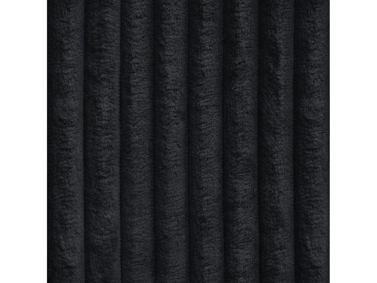 Sofa CORDO by Sofiland - Schlafsofa mit Bettkasten, Cord-Sofa 265x105 cm, Schwarz