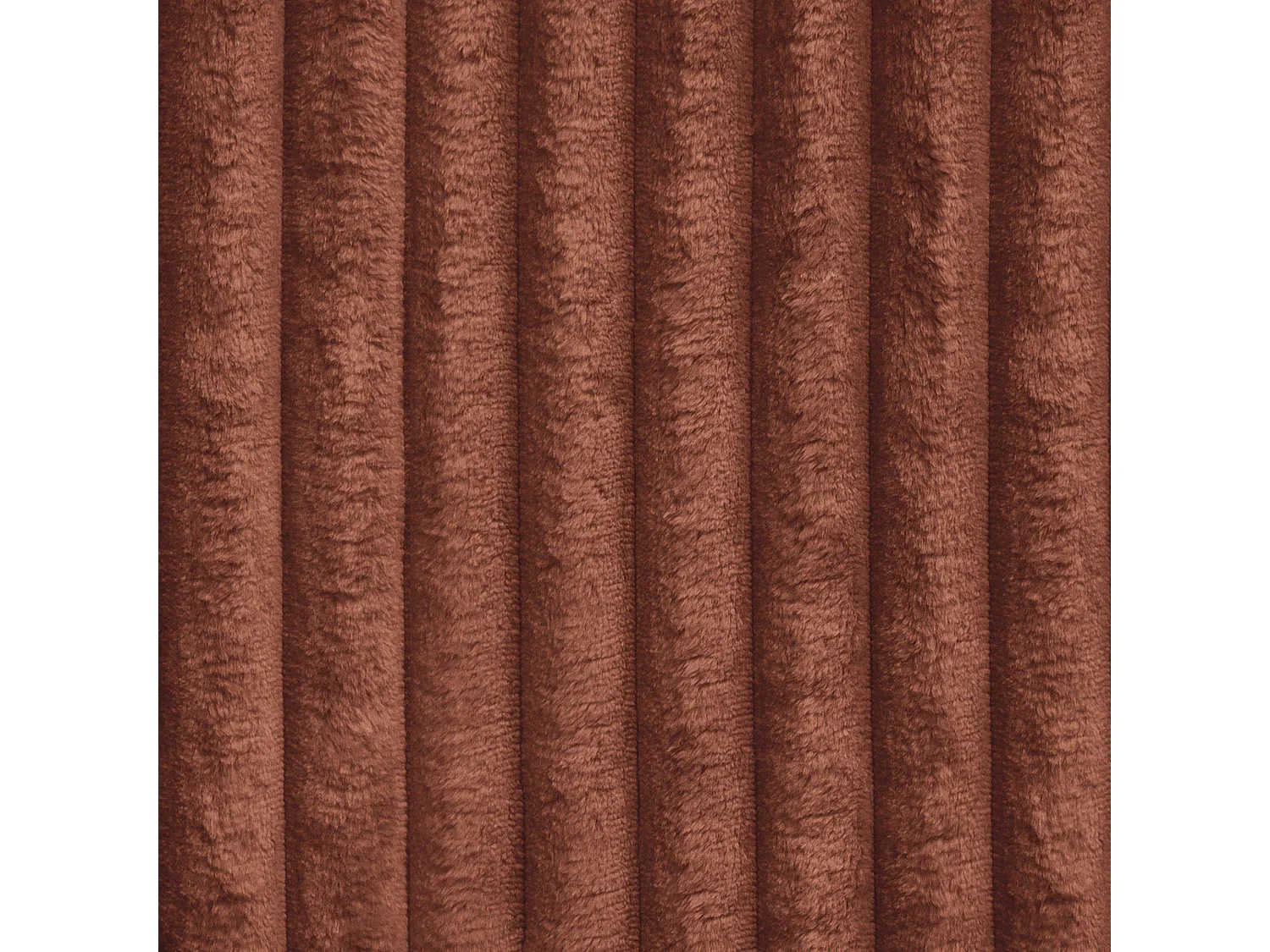 3-Sitzer-Schlafsofa 265 × 105 cm, ziegelrot, mit Stauraum, Stoff: Cord – Cordo