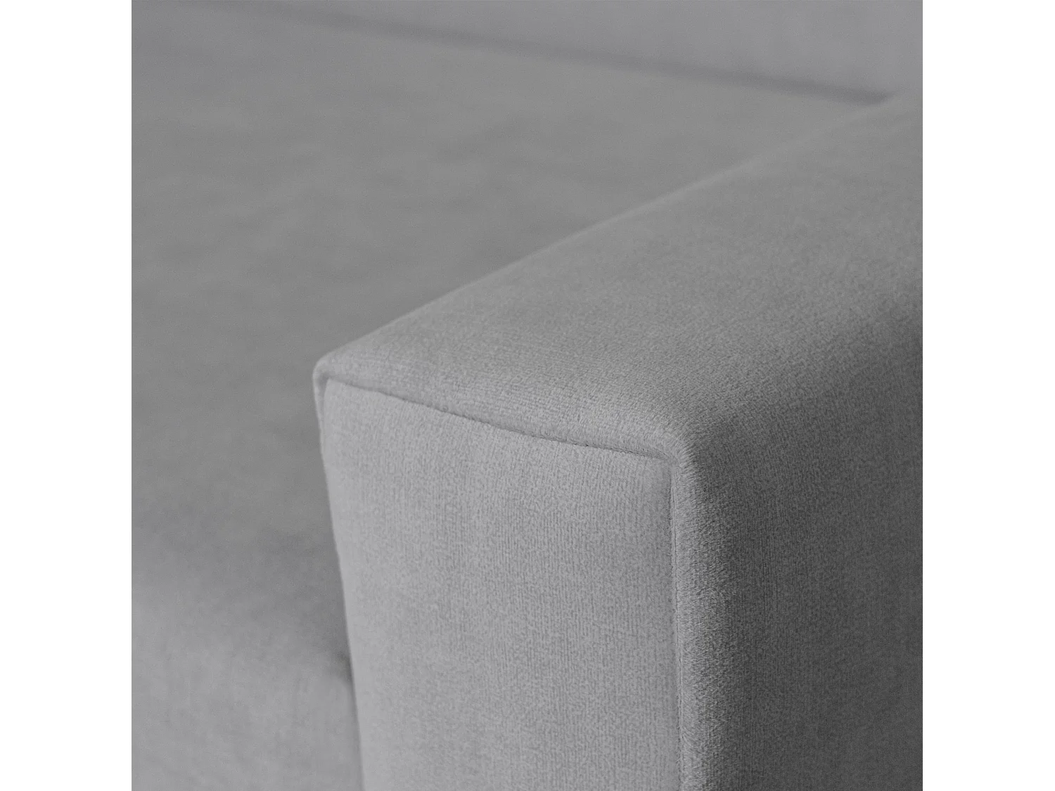 Vega U Wohnlandschaft mit Schlaffunktion und 2 Bettkasten Ecksofa in U-Form Verstellbare Kopfstützen Samt-Stoff Best 305x151 cm (Hellgrau)