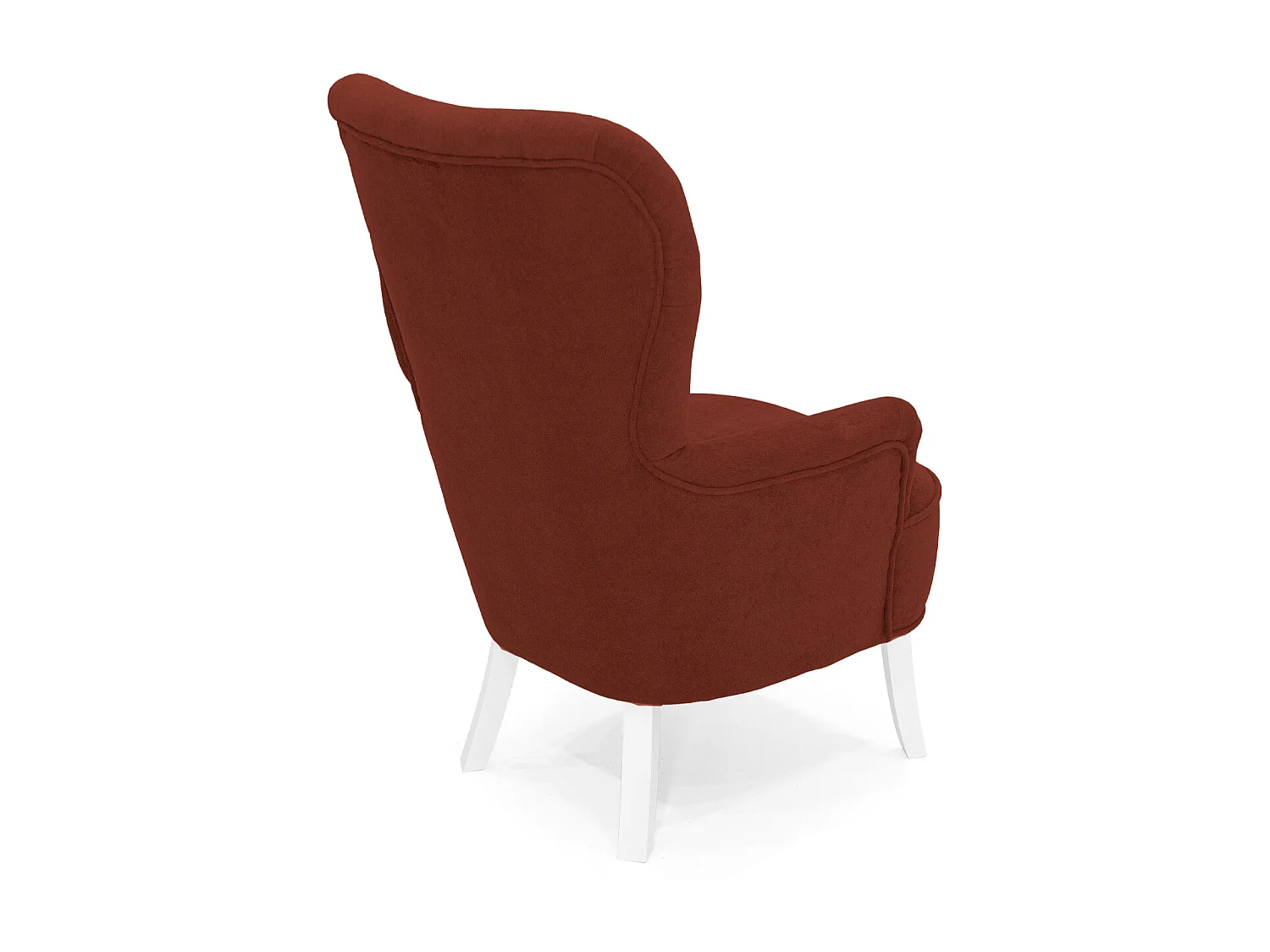 Retro-Sessel Sofiland Velo mit Velo-Stoffbezug – Farbe Terrakotta