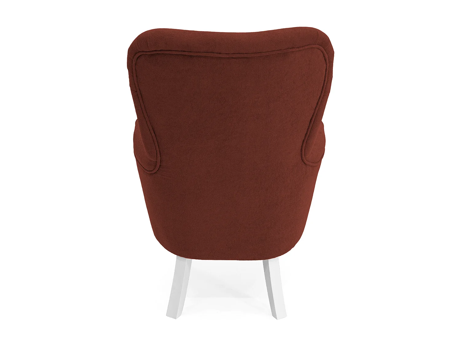 Retro-Sessel Sofiland Velo mit Velo-Stoffbezug – Farbe Terrakotta