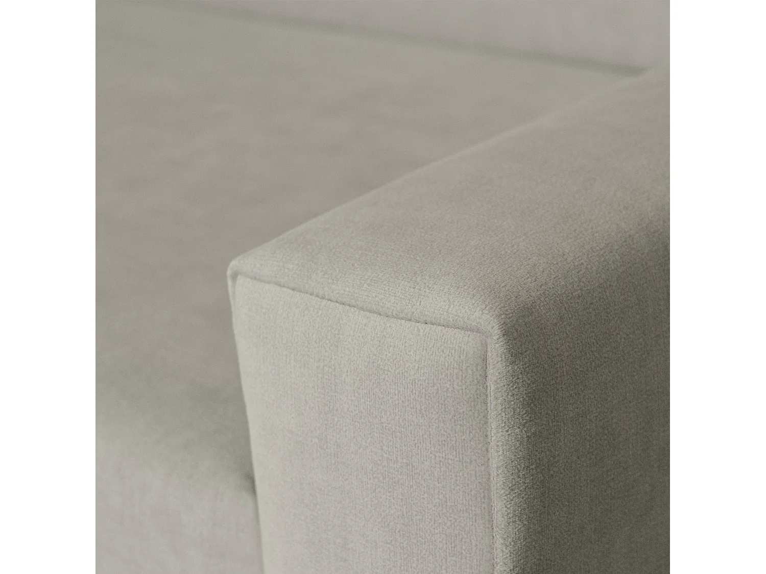 Vega U Wohnlandschaft mit Schlaffunktion und 2 Bettkasten Ecksofa in U-Form Verstellbare Kopfstützen Samt-Stoff Best 305x151 cm (Hellbeige)