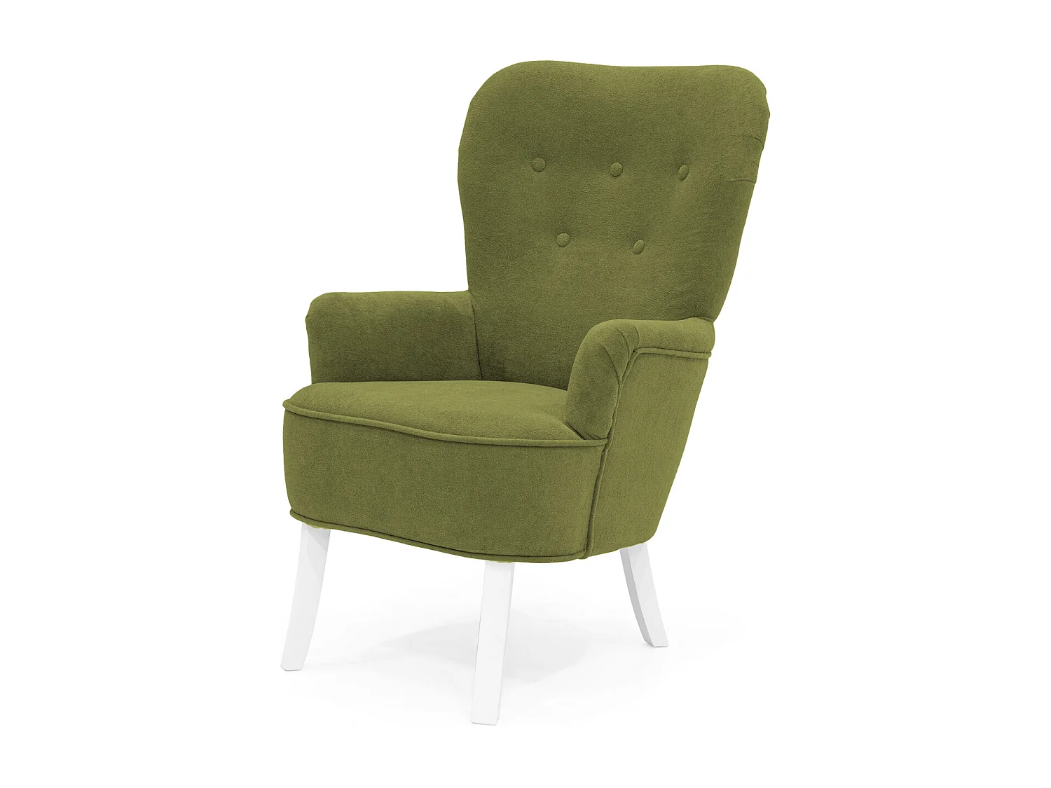 Retro-Sessel Sofiland Velo mit Velo-Bezug – Farbe Grün