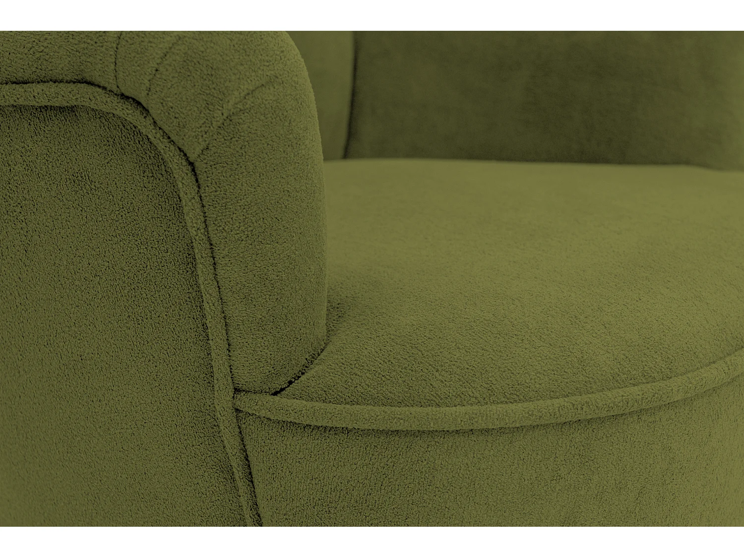 Retro-Sessel Sofiland Velo mit Velo-Bezug – Farbe Grün
