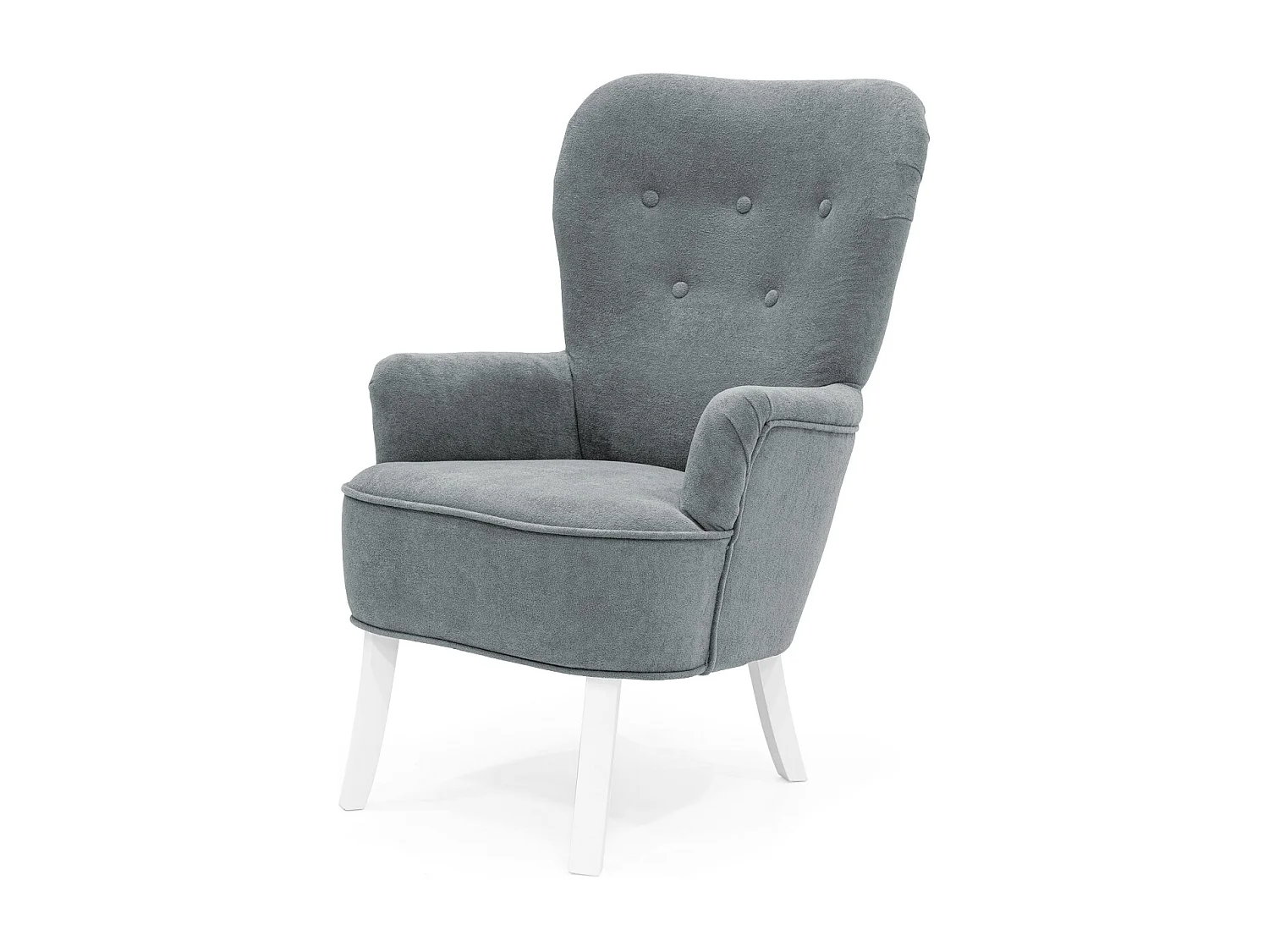 Retro-Sessel Sofiland Velo mit Velo-Stoffbezug – Farbe Grau