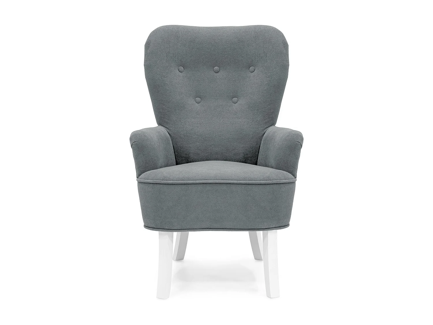 Retro-Sessel Sofiland Velo mit Velo-Stoffbezug – Farbe Grau