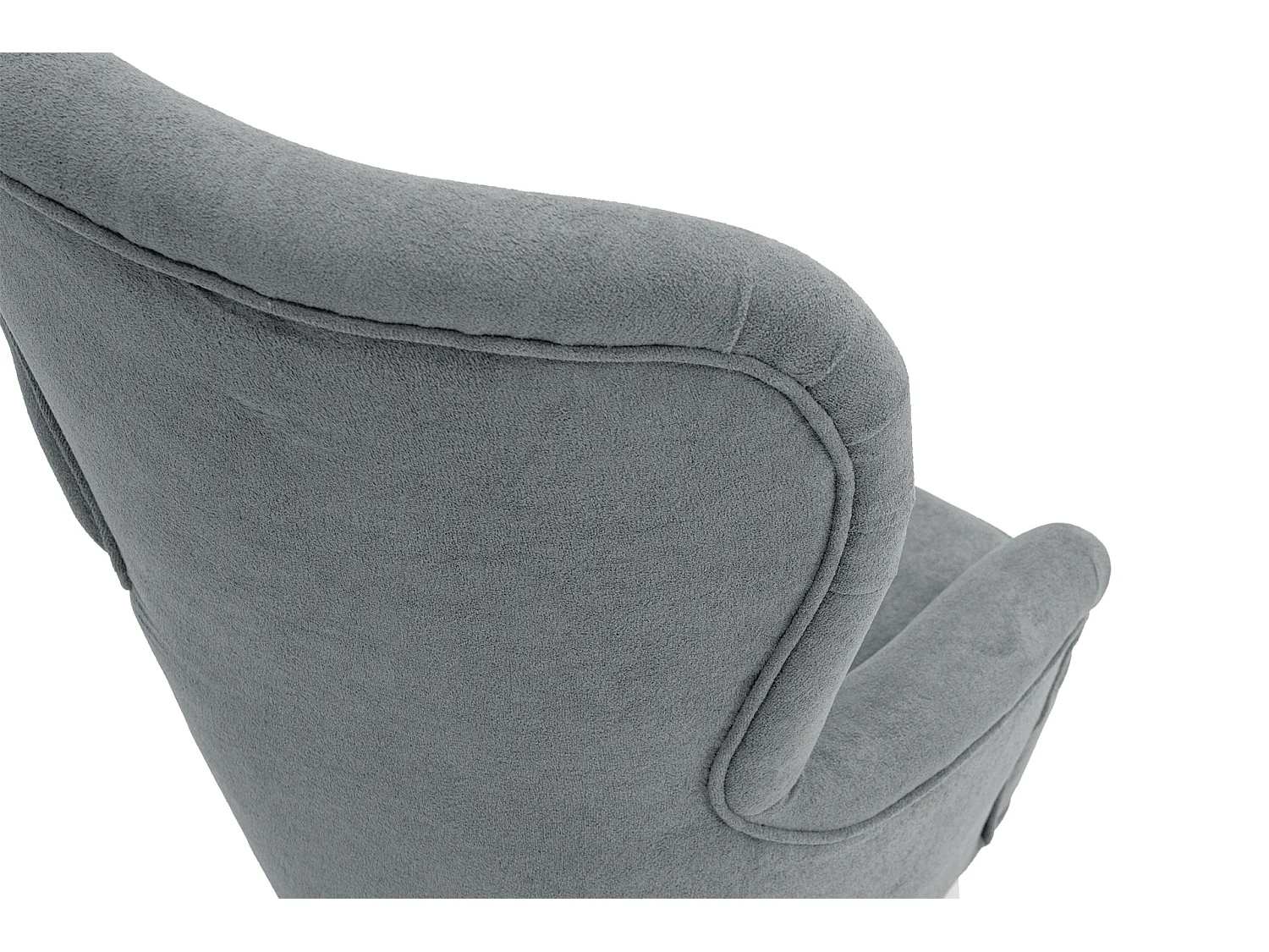 Retro-Sessel Sofiland Velo mit Velo-Stoffbezug – Farbe Grau