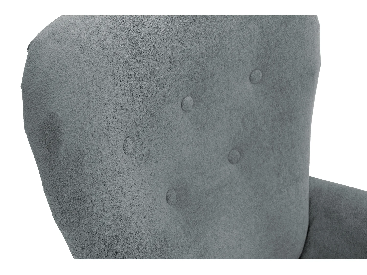 Retro-Sessel Sofiland Velo mit Velo-Stoffbezug – Farbe Grau