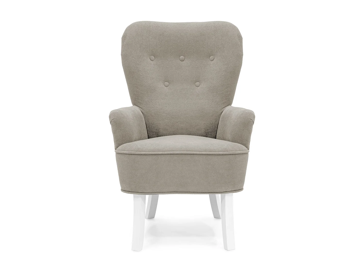 Retro-Sessel Sofiland Velo mit Velo-Stoffbezug – Farbe Latte