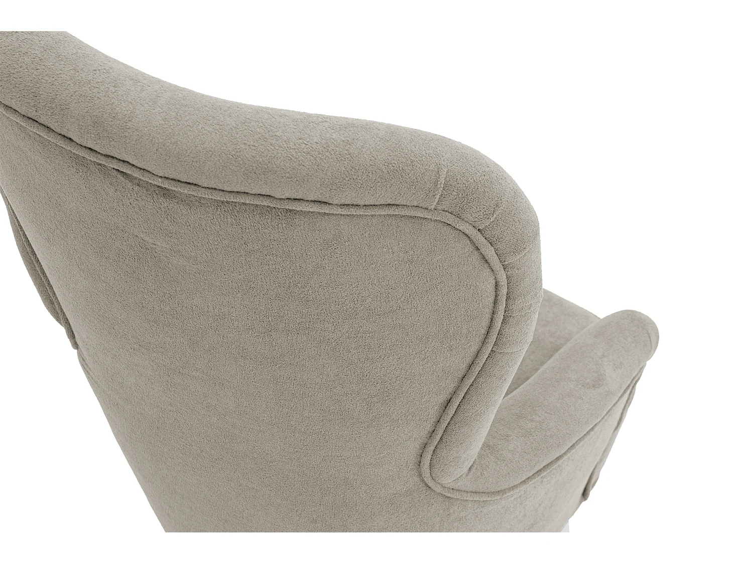 Retro-Sessel Sofiland Velo mit Velo-Stoffbezug – Farbe Latte