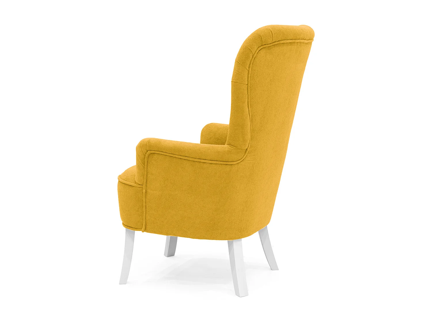 Retro-Sessel Sofiland Velo mit Velo-Bezug – Farbe Gelb