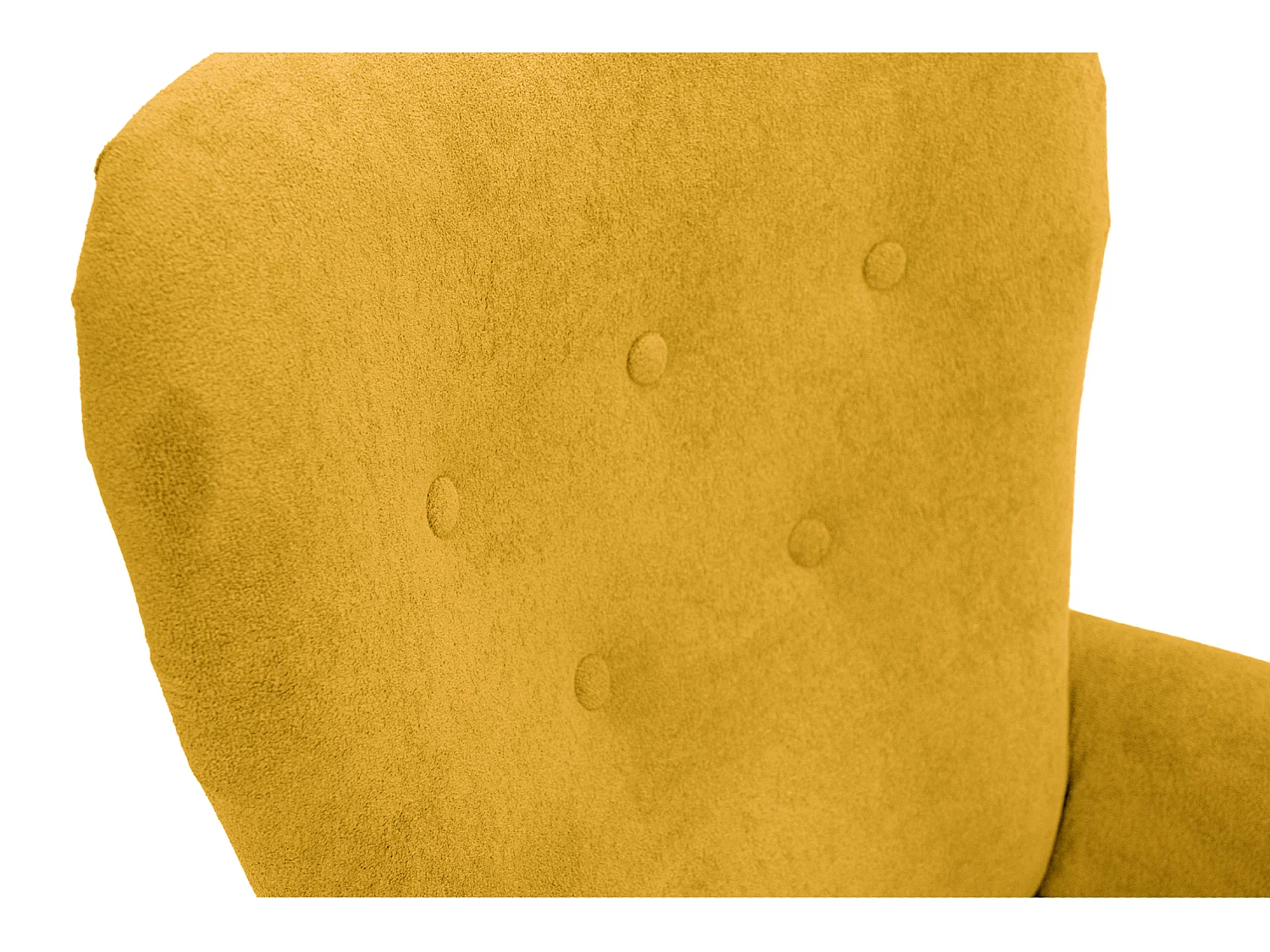 Retro-Sessel Sofiland Velo mit Velo-Bezug – Farbe Gelb
