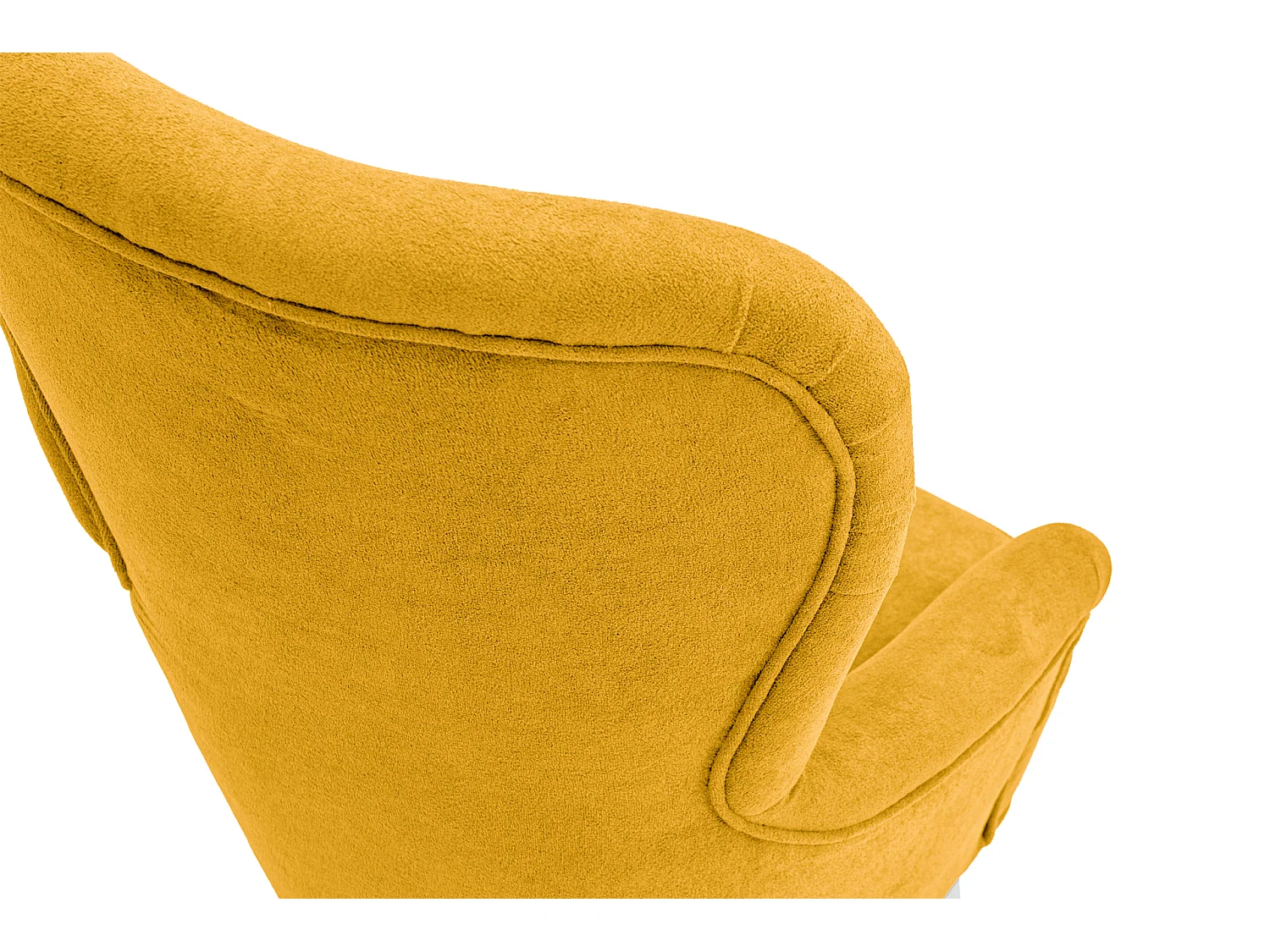 Retro-Sessel Sofiland Velo mit Velo-Bezug – Farbe Gelb