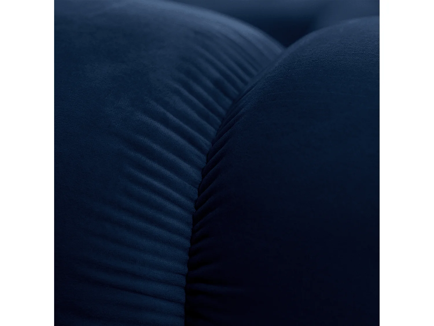 Sofa Tondo 3 s - Bluvel 86 dunkelblau