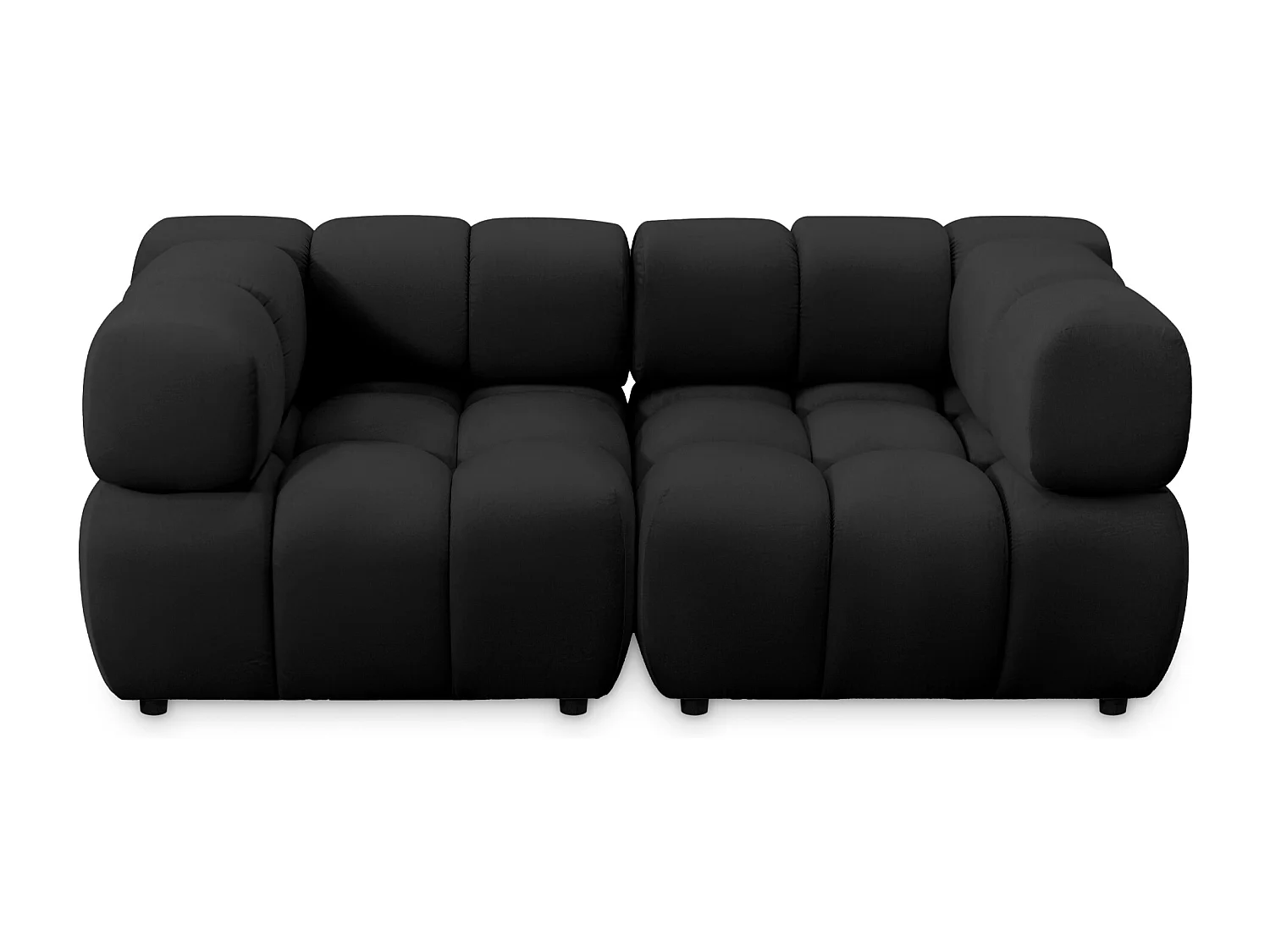 Sofa Tondo 3 s-Bluvel 19 schwarz