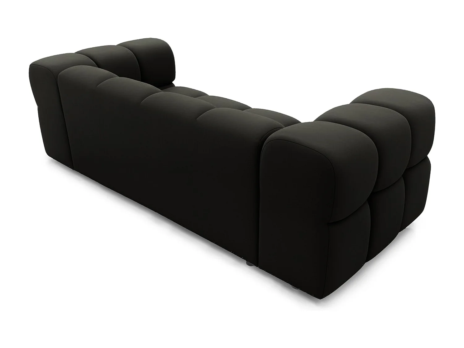 Sofa Tondo 3 s-Bluvel 19 schwarz
