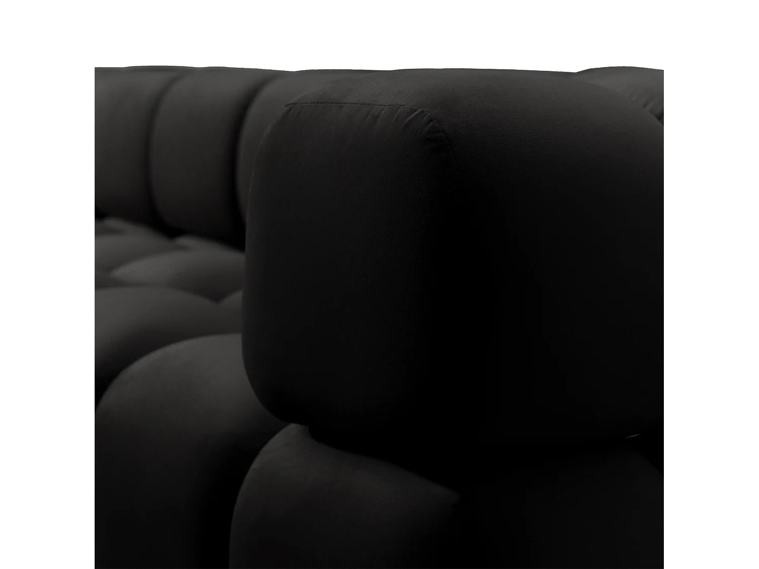 Sofa Tondo 3 s-Bluvel 19 schwarz