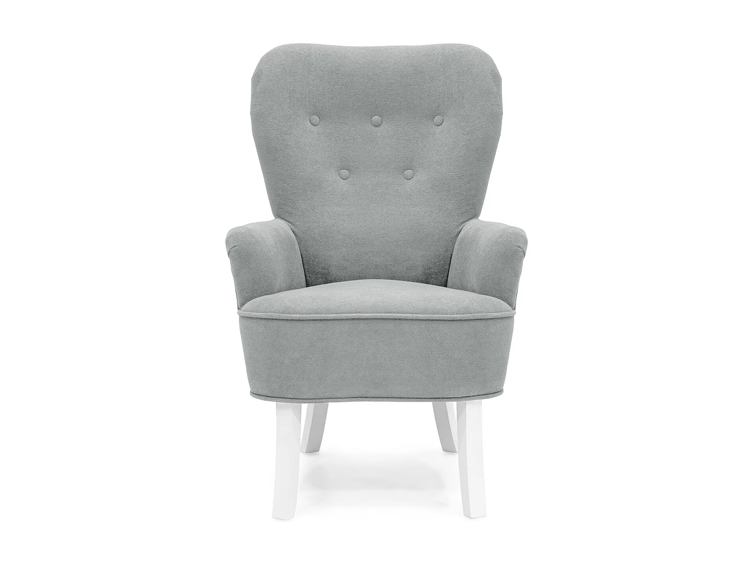 Retro-Sessel Sofiland Velo mit Velo-Stoffbezug – Farbe Grau