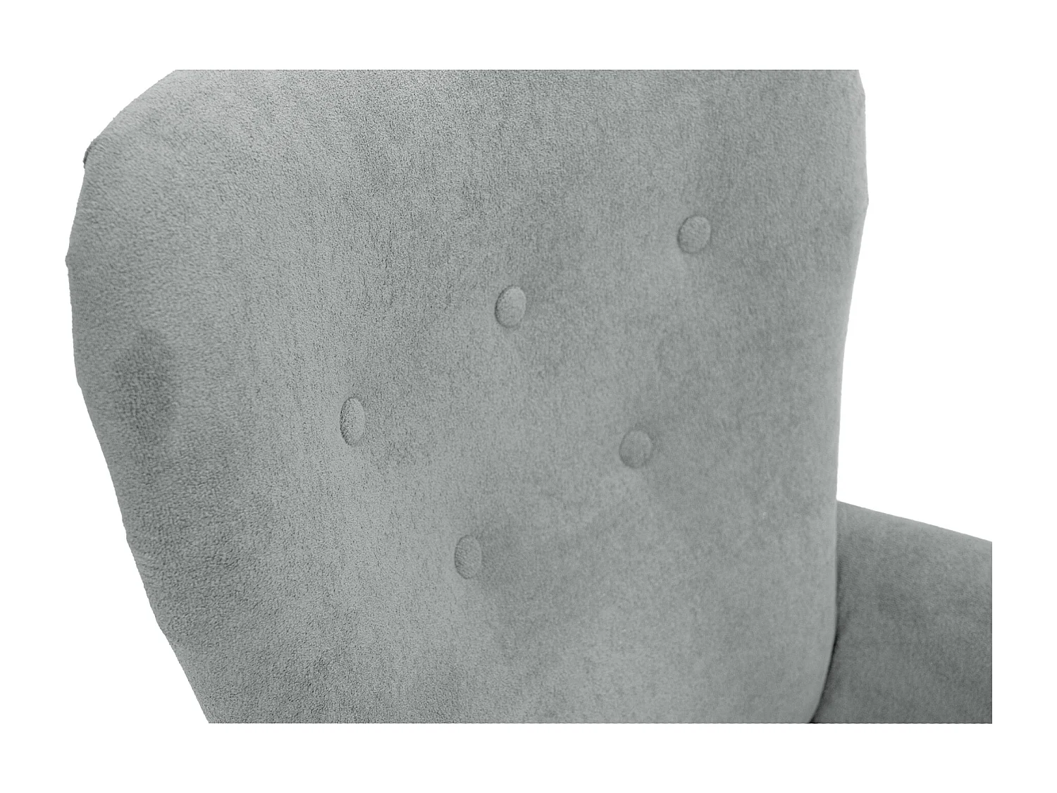 Retro-Sessel Sofiland Velo mit Velo-Stoffbezug – Farbe Grau
