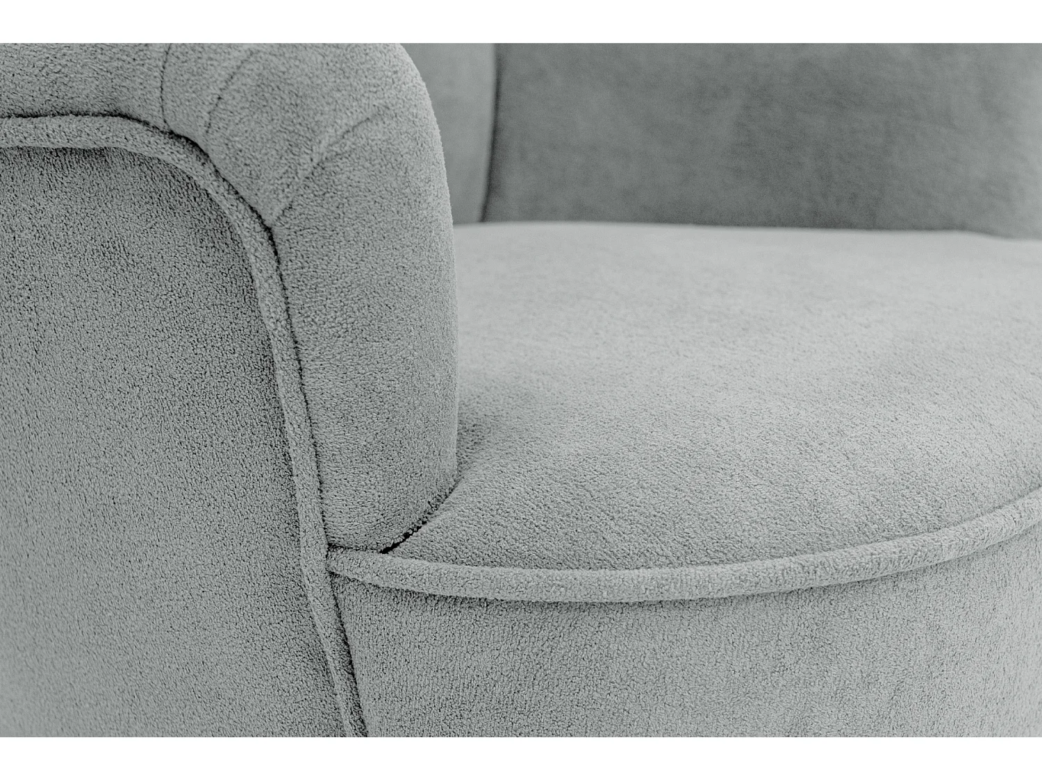 Retro-Sessel Sofiland Velo mit Velo-Stoffbezug – Farbe Grau