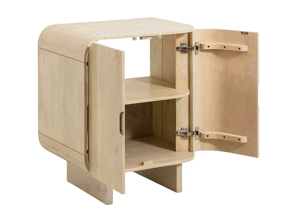 Meuble sous vasque en bois de manguier Yoni