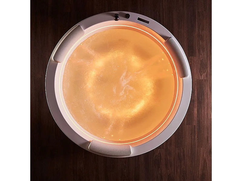 Baignoire balnéo ronde GEYSER Archipel®- 160 cm - 2 à 3 personnes