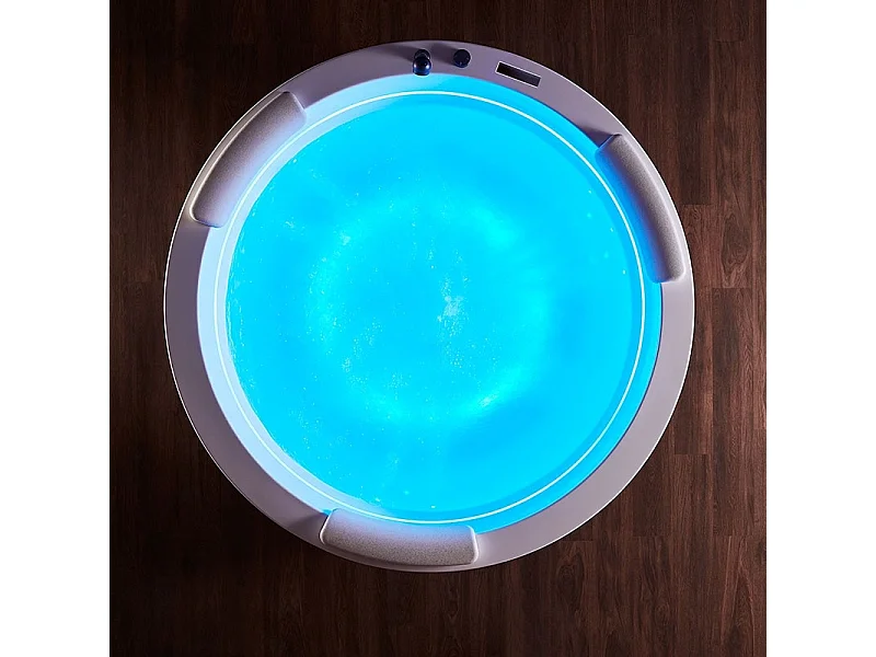 Baignoire balnéo ronde GEYSER Archipel®- 160 cm - 2 à 3 personnes