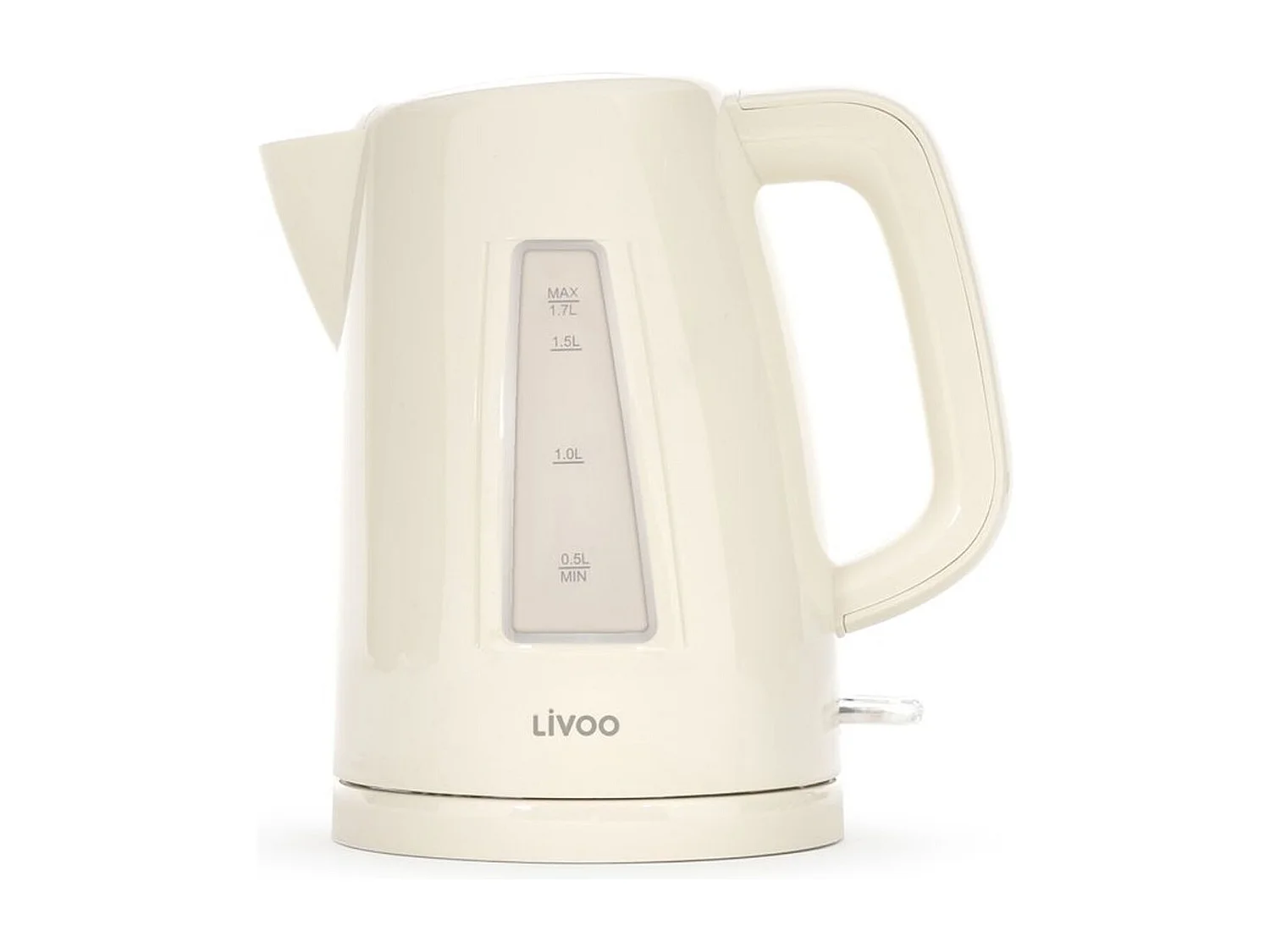 Czajnik elektryczny LIVOO DOD184C 1,7L 2200W kremowy z ustawieniami temperatur i funkcją podtrzymywania ciepła