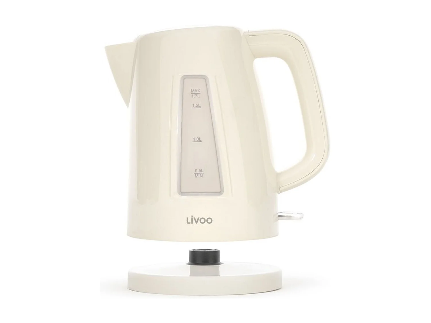Czajnik elektryczny LIVOO DOD184C 1,7L 2200W kremowy z ustawieniami temperatur i funkcją podtrzymywania ciepła