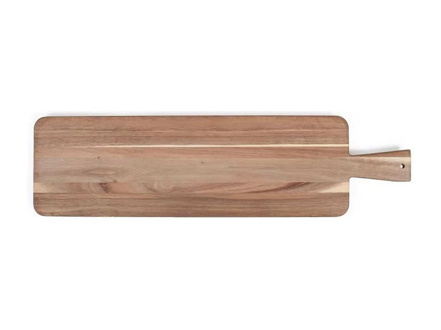 Maxi planche apéritive bois acacia FSC 75 x 19,5 cm - Pieds en bois