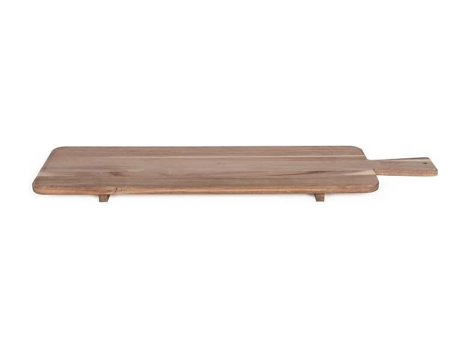 Maxi planche apéritive bois acacia FSC 75 x 19,5 cm - Pieds en bois
