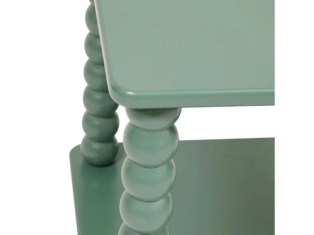 Mesita auxiliar verde 45x40x40cm