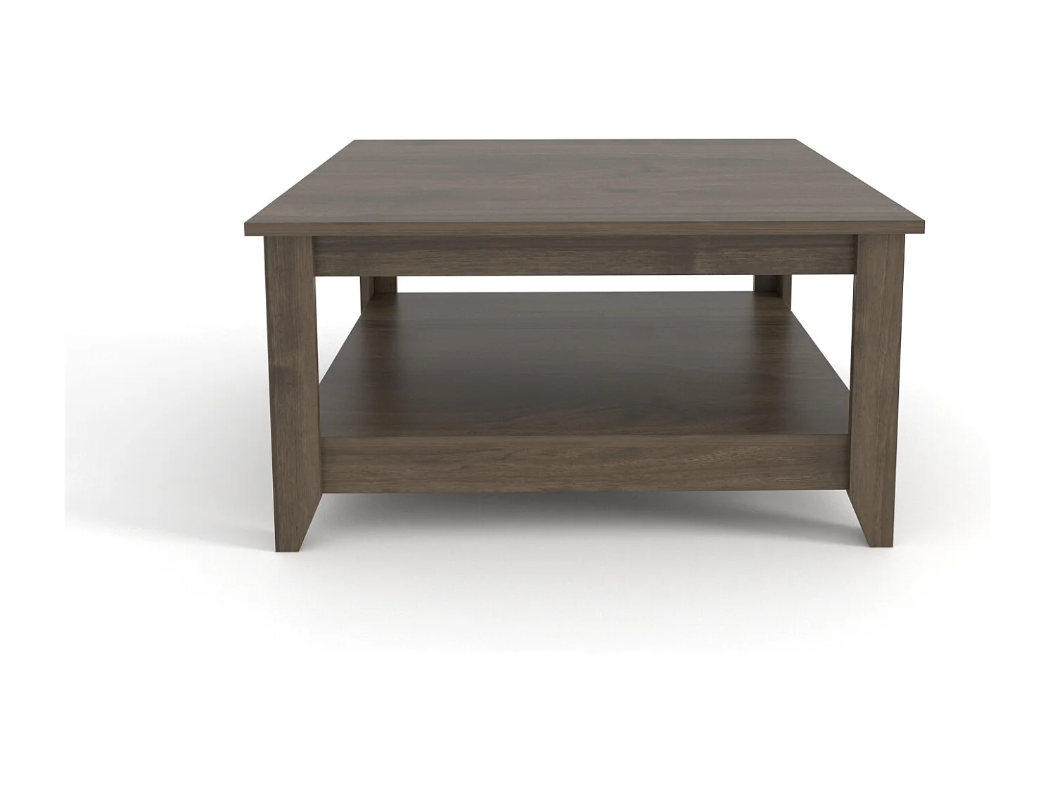 Lea 90 cm Table Basse Carré (Noyer)
