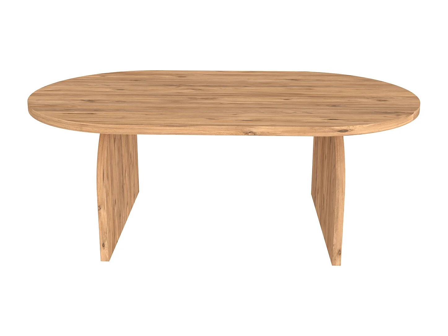 Mono Table Basse Ovale - 120 cm x 60 cm (Pin d’Atlantique)