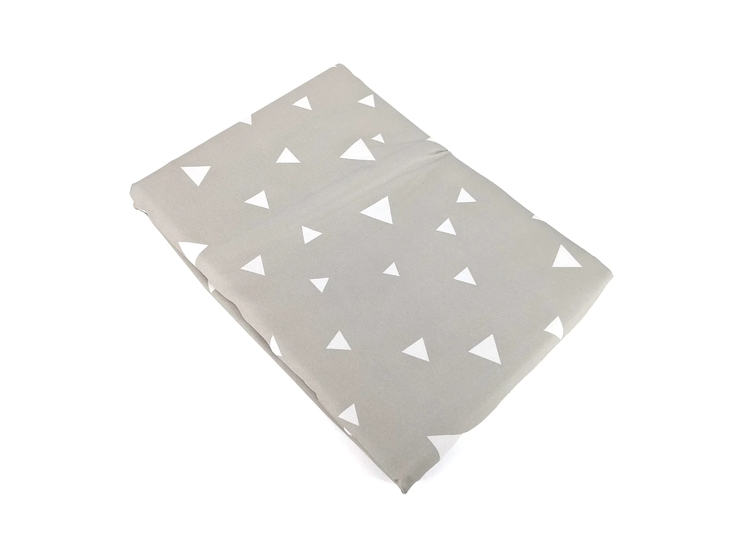 Parure de lit 140x200 cm microfibre PISA gris Perle