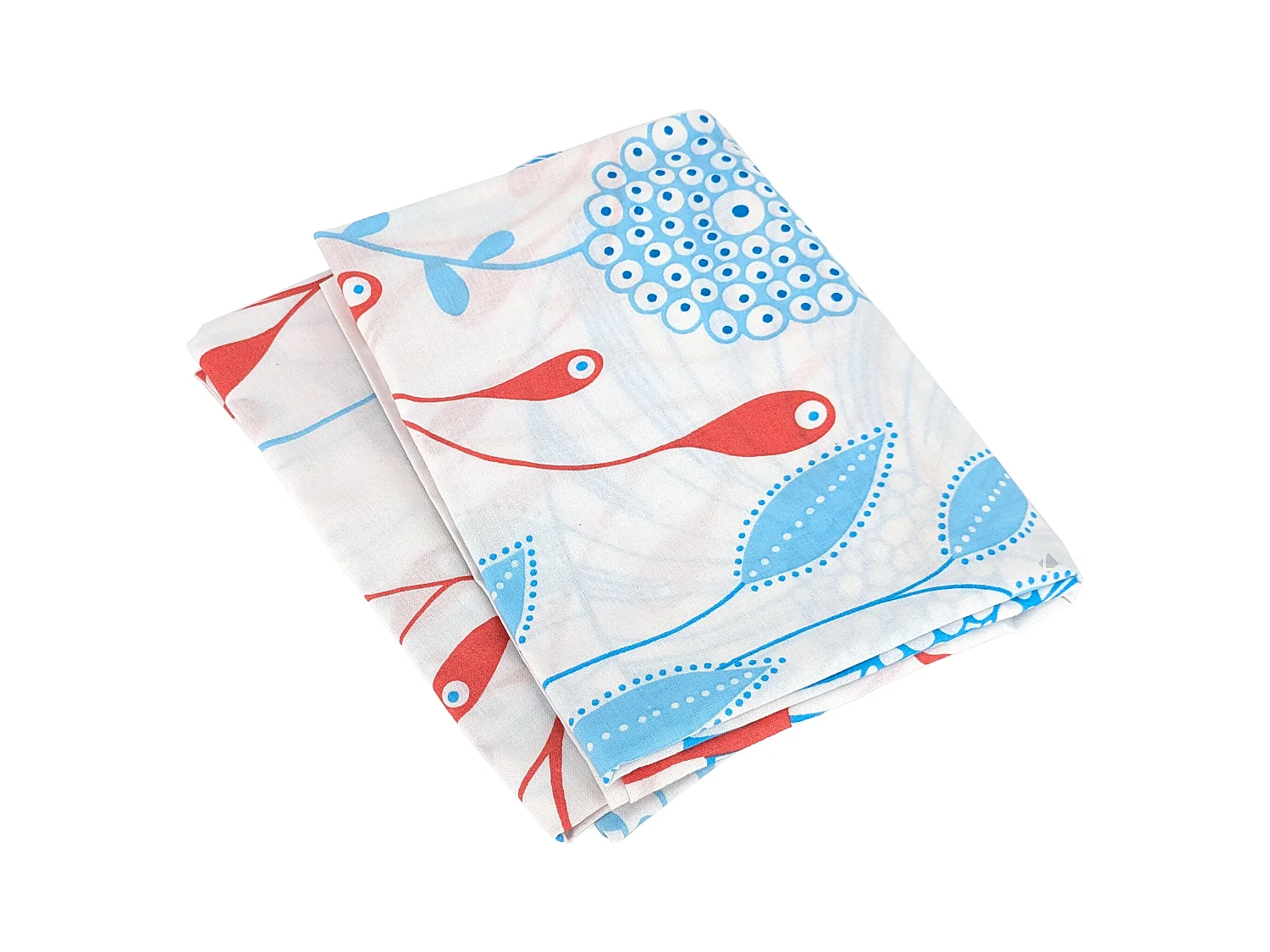 Parure de lit 260x240 cm coton biologique HECTOR bleu Turquoise