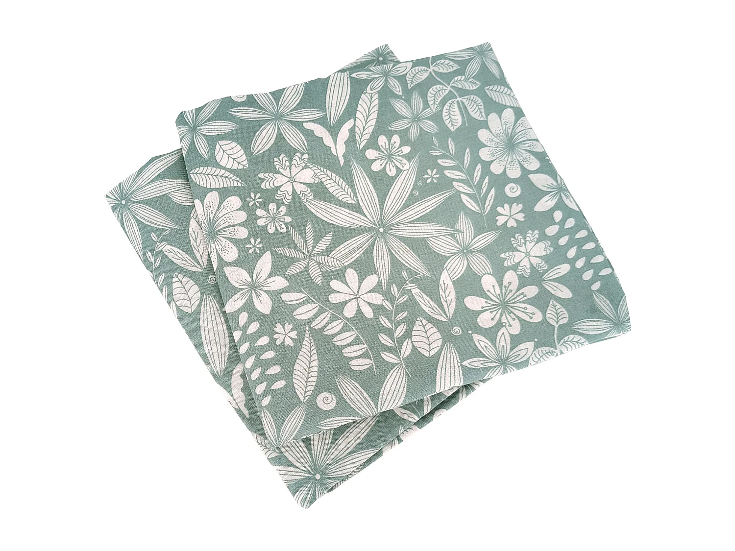 Parure de lit 260x240 cm coton + lyocell LIBERTYS Vert Celadon