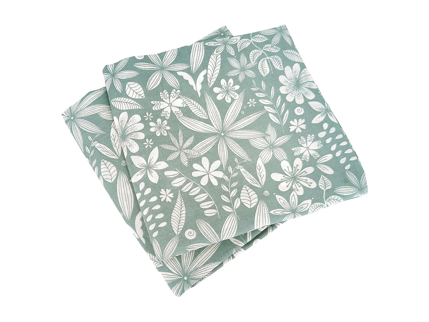 Parure de lit 260x240 cm coton + lyocell LIBERTYS Vert Celadon
