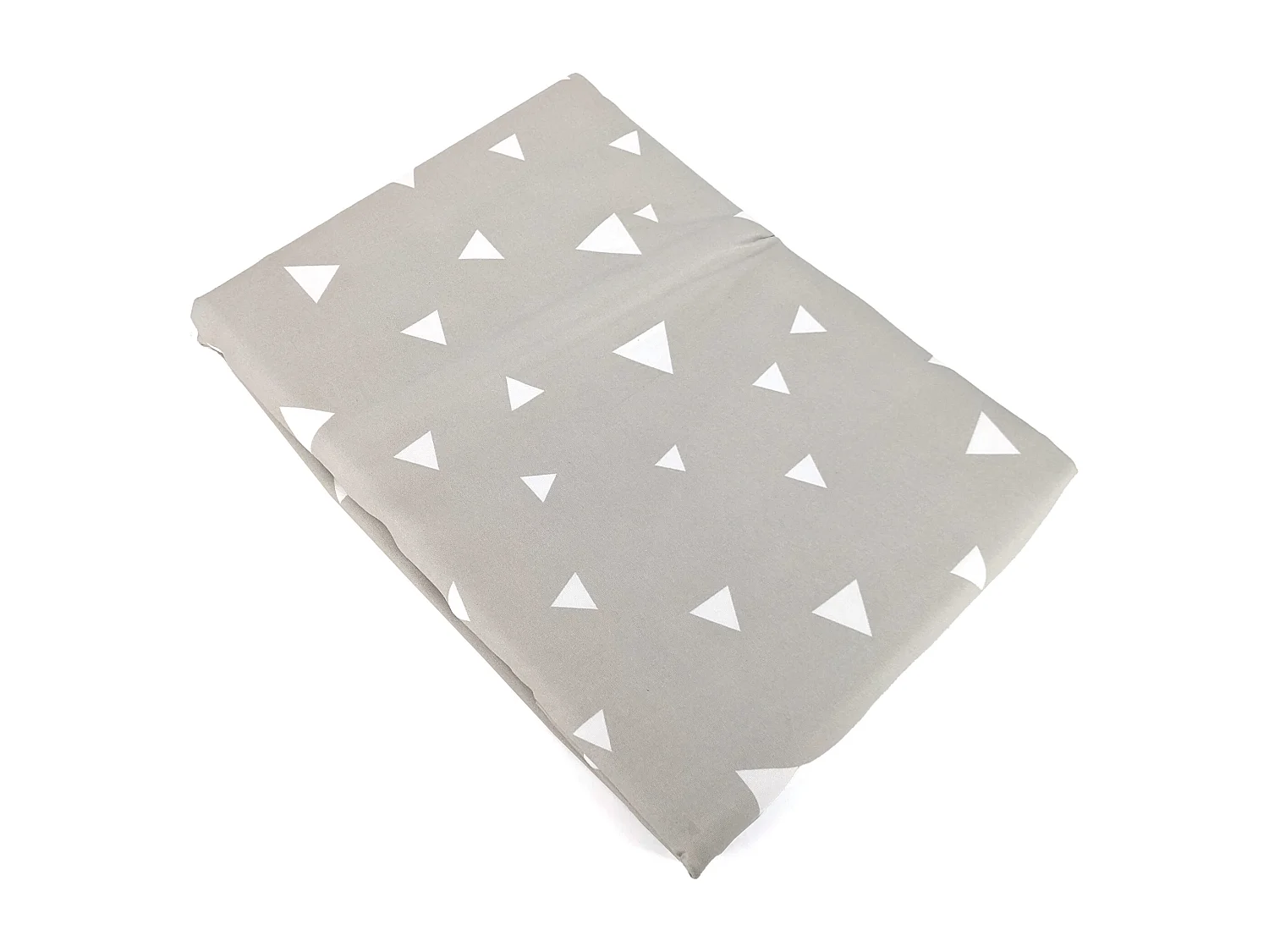 Parure de lit 260x240 cm microfibre PISA gris Perle