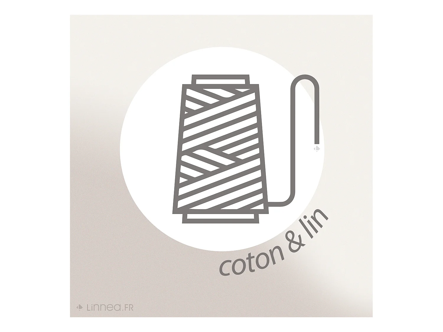 Parure de lit 260x240 cm coton lin lavé LINO blanc 3 pièces