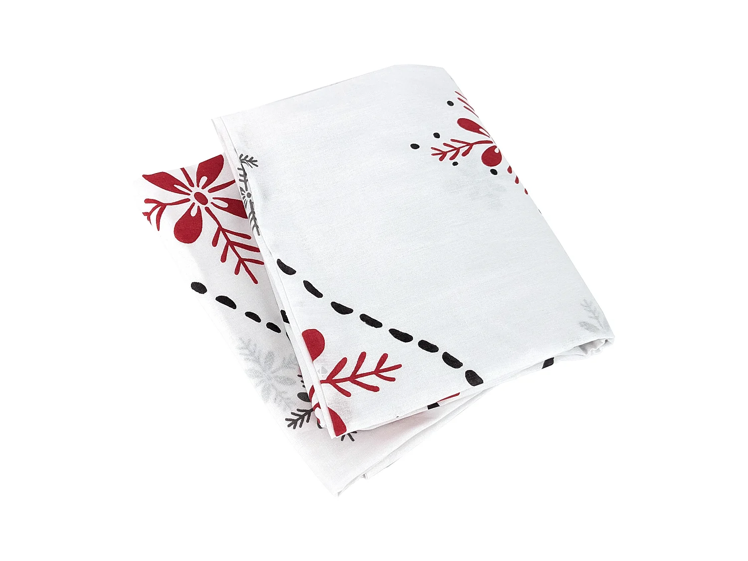 Parure de lit 260x240 cm coton ANGEL Rouge Terre cuite