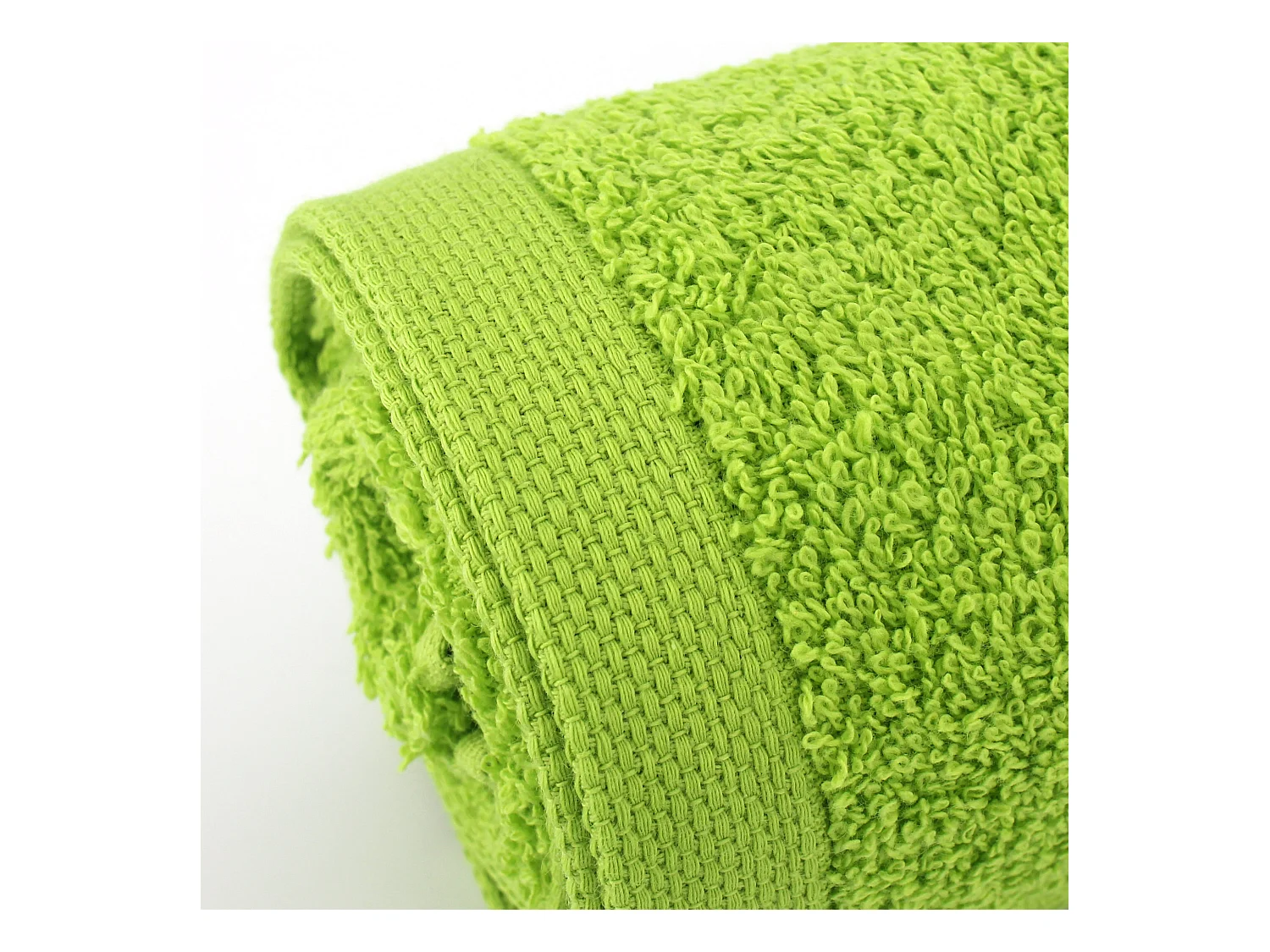 Lot de 6 serviettes de toilette 50x90 cm ALPHA vert Pistache