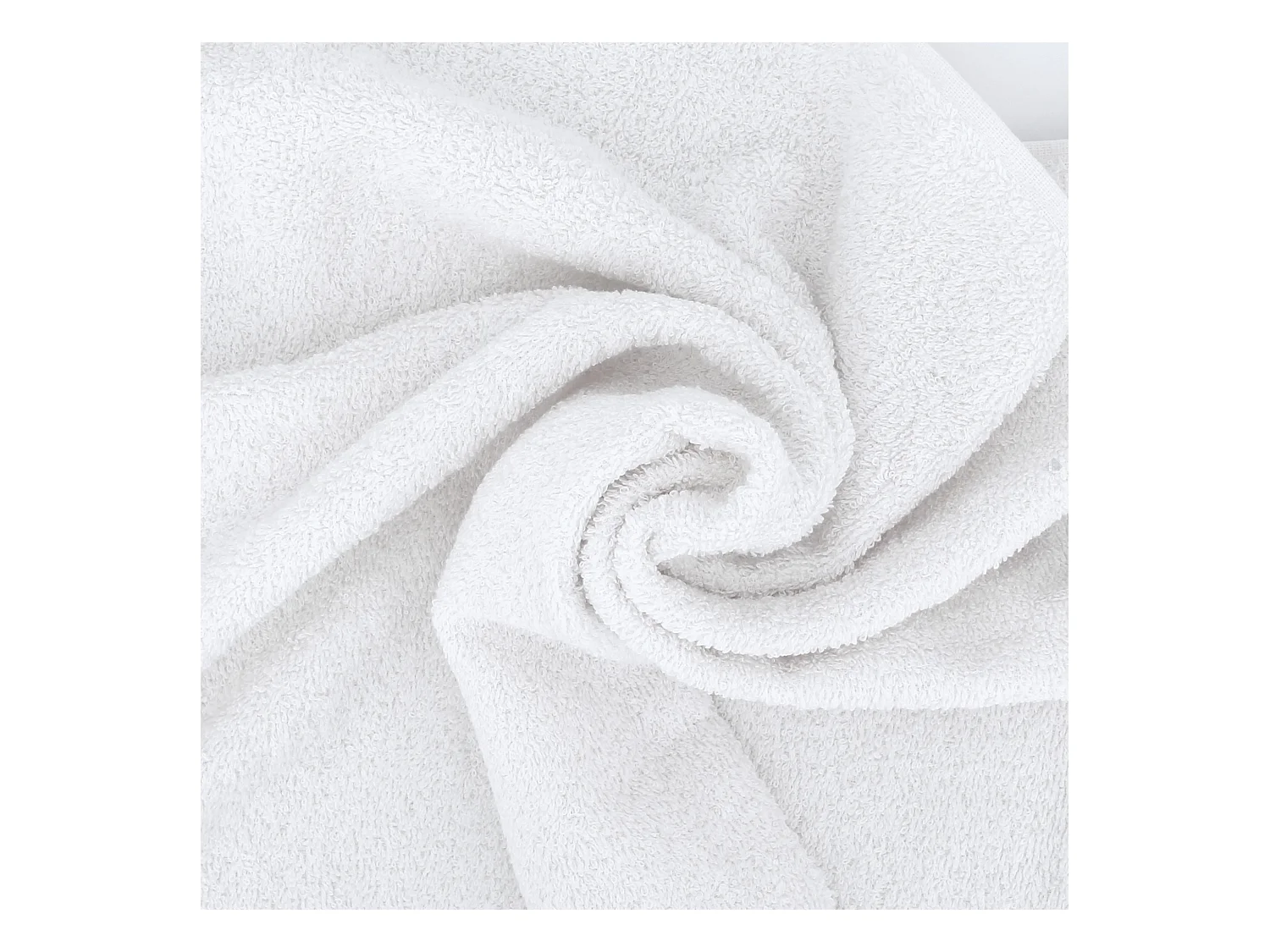 Lot de 6 serviettes de toilette 50x90 cm ALPHA blanc