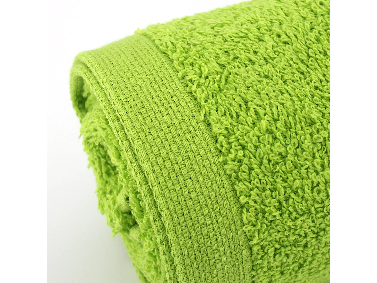 Lot de 2 draps de bain 90x150 cm ALPHA vert Pistache
