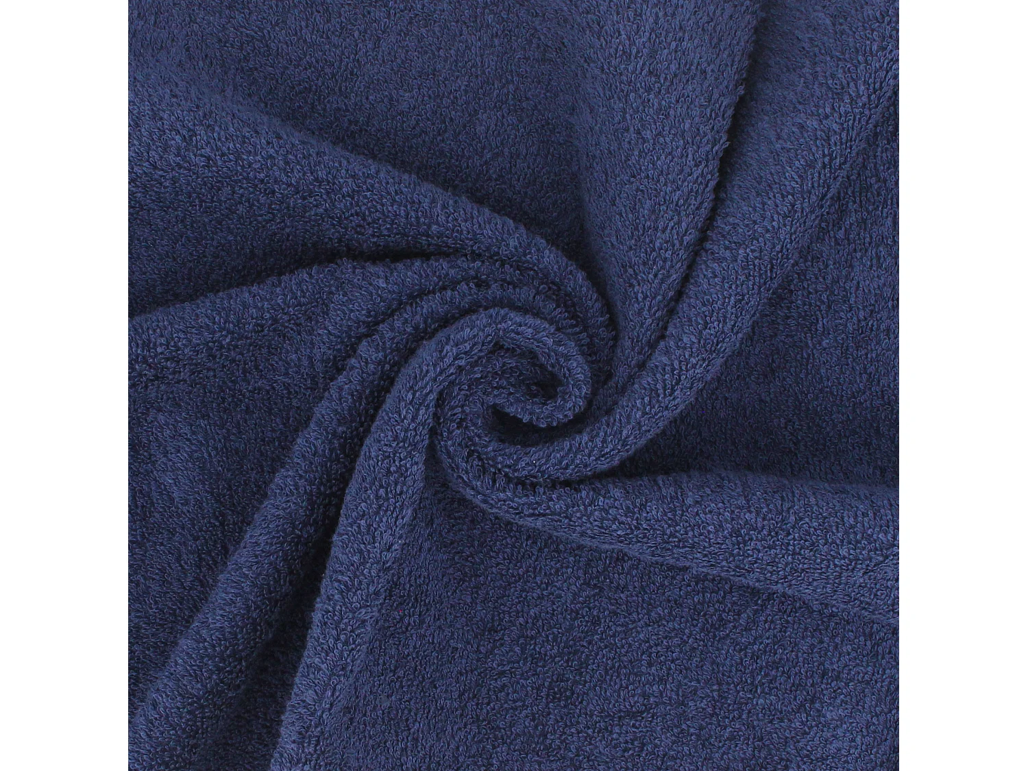 Lot de 2 draps de douche 70x130 cm ALPHA bleu Marine