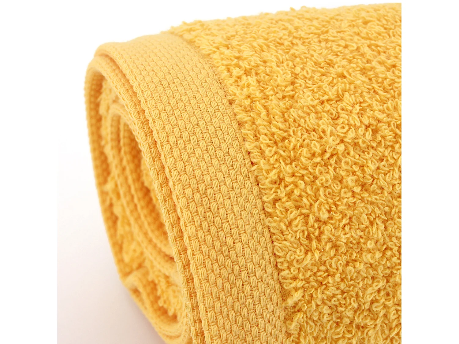 Lot de 2 draps de douche 70x130 cm ALPHA jaune Or