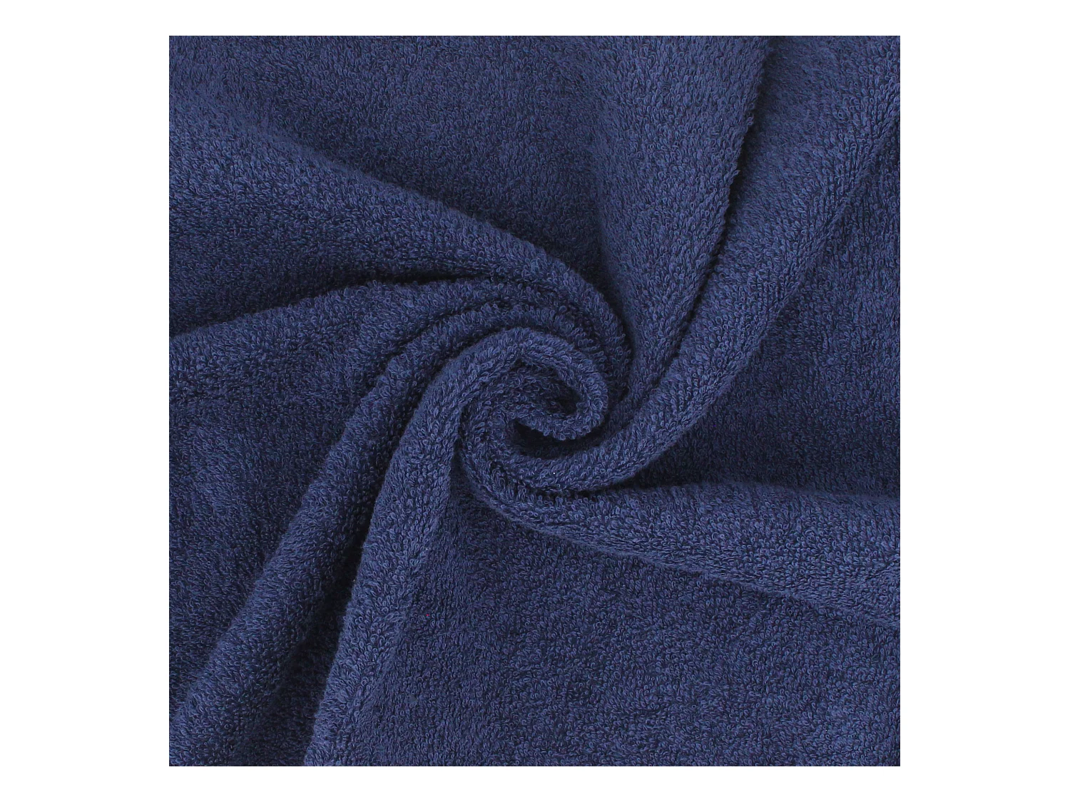 Lot de 2 draps de bain 90x150 cm ALPHA bleu Marine