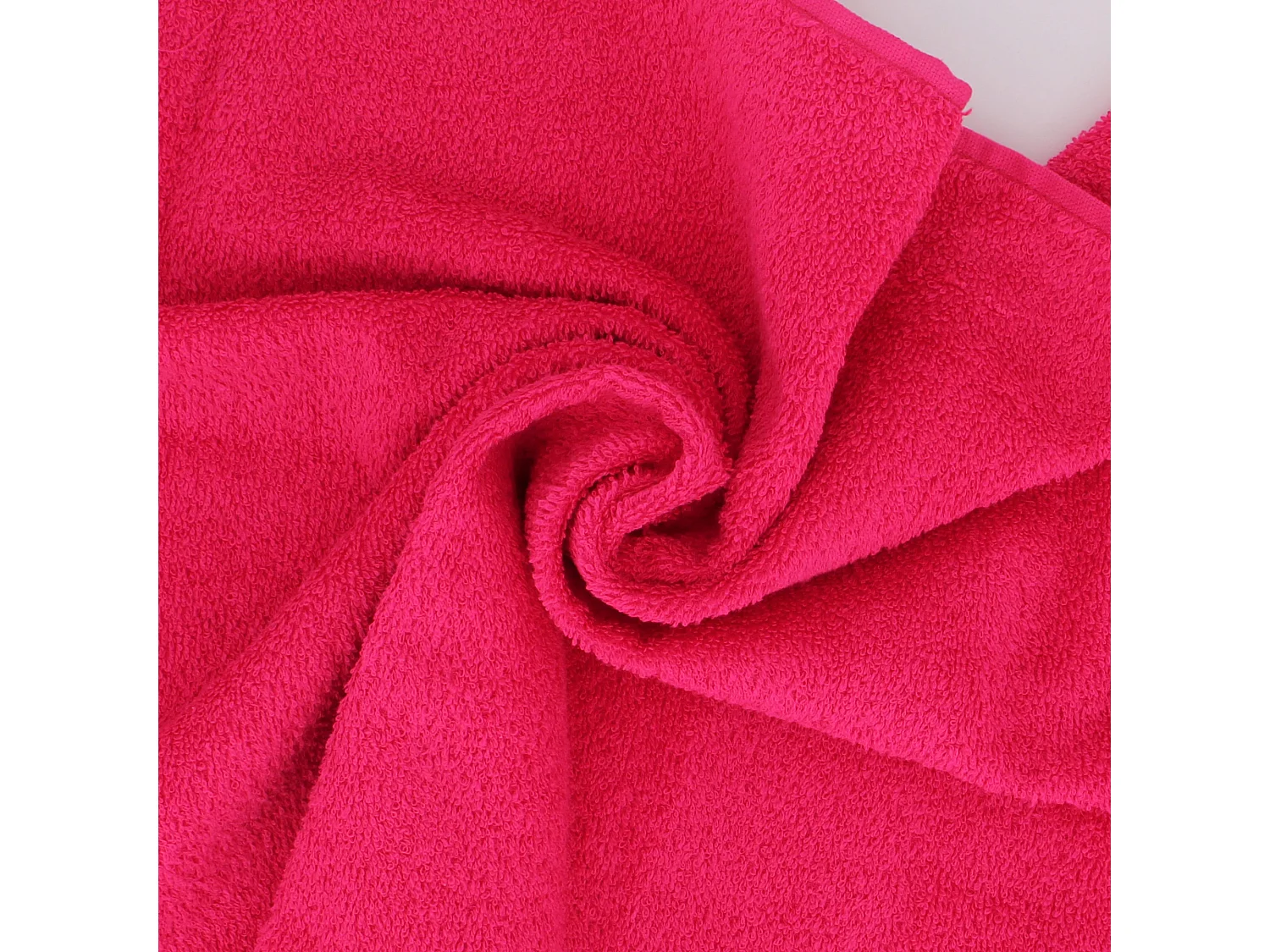 Lot de 2 draps de bain 90x150 cm ALPHA rose Fuschia