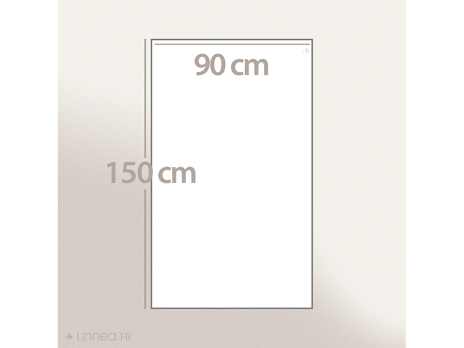 Lot de 2 draps de bain 90x150 cm ALPHA blanc